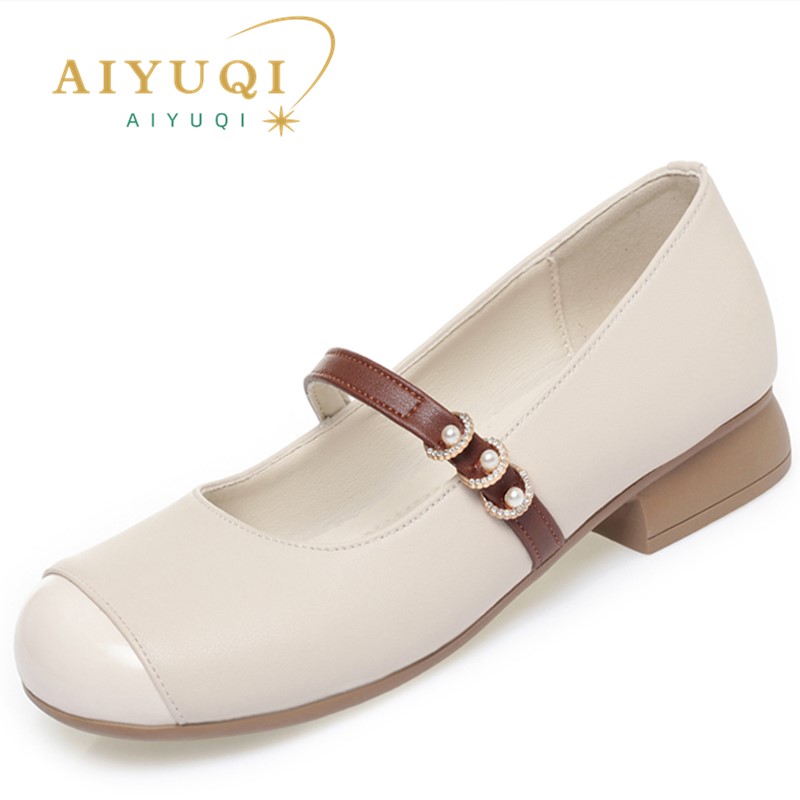 Leather Working - AIYUQI Mary Jane Shoes Women's Autumn