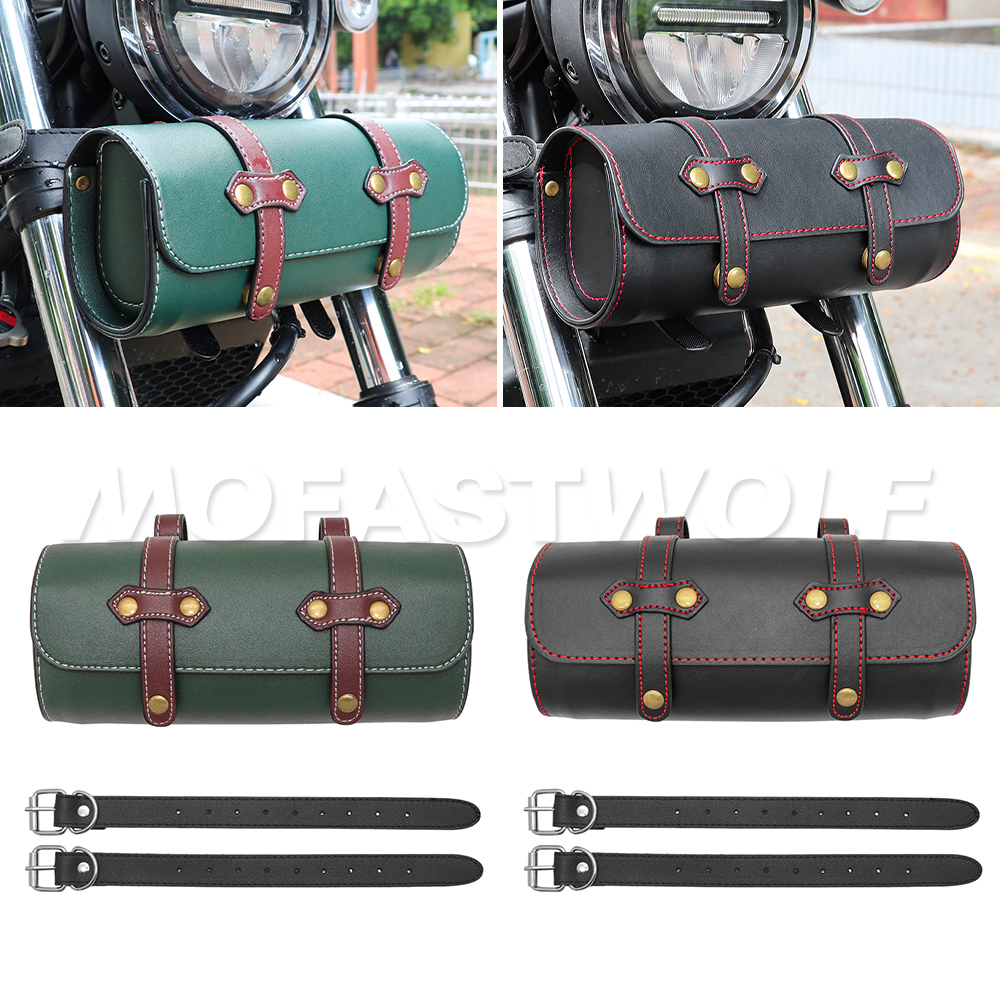 Leatherwork Pony - Motorcycle Universal Bag Saddlebags PU Leather