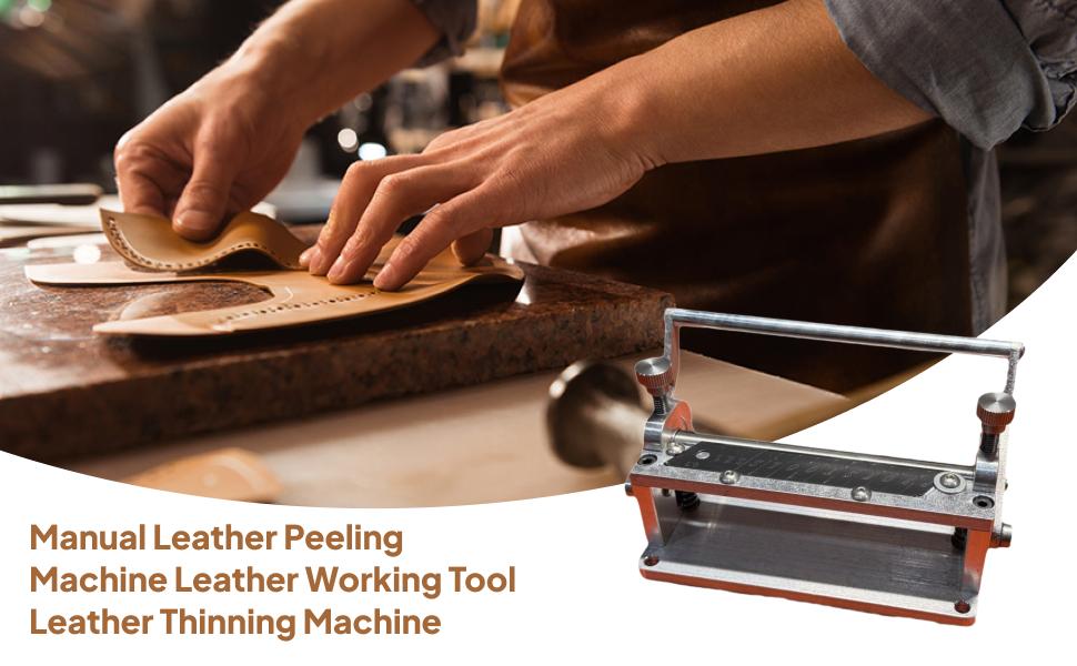 Leatherwork Manual - Leathercraft Manual Peeling Device Adjustable Leather