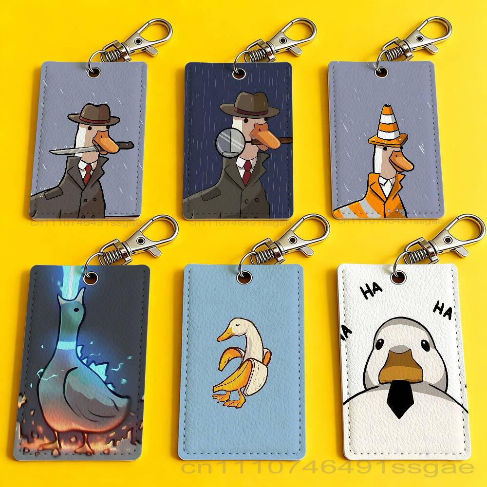 Cartoon Cute Goose Duck Badge  - Leather Working recensione e prezzo