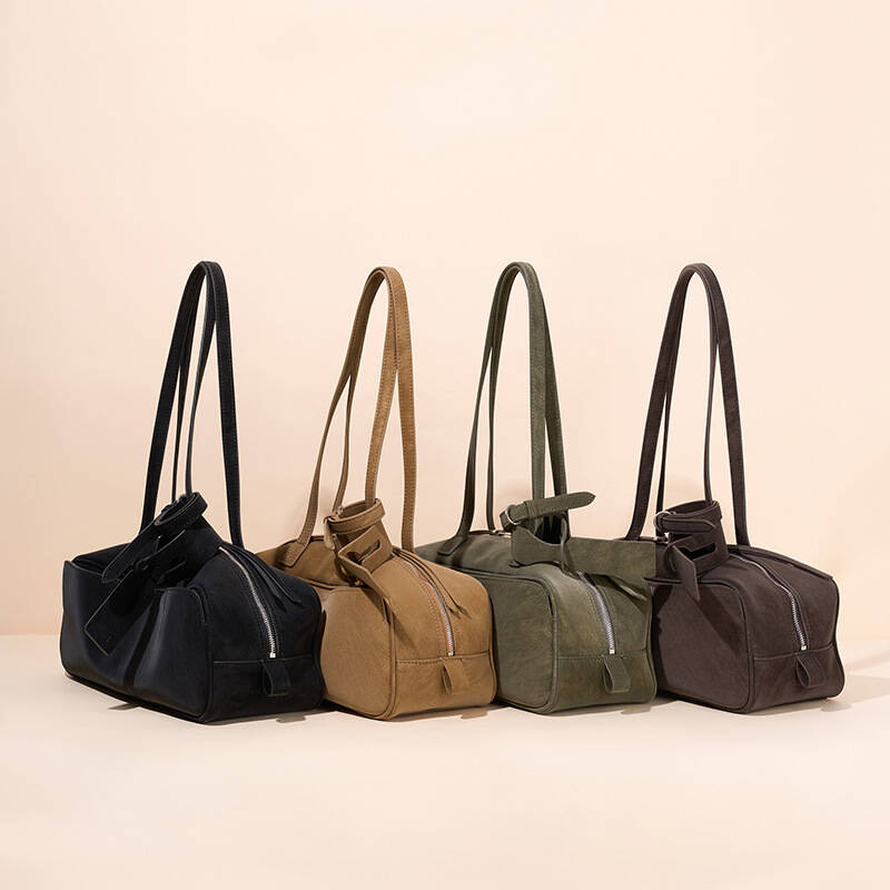 Toptrends Suede Cow Genuine Le - Leather Work Handbags For Women recensione e prezzo