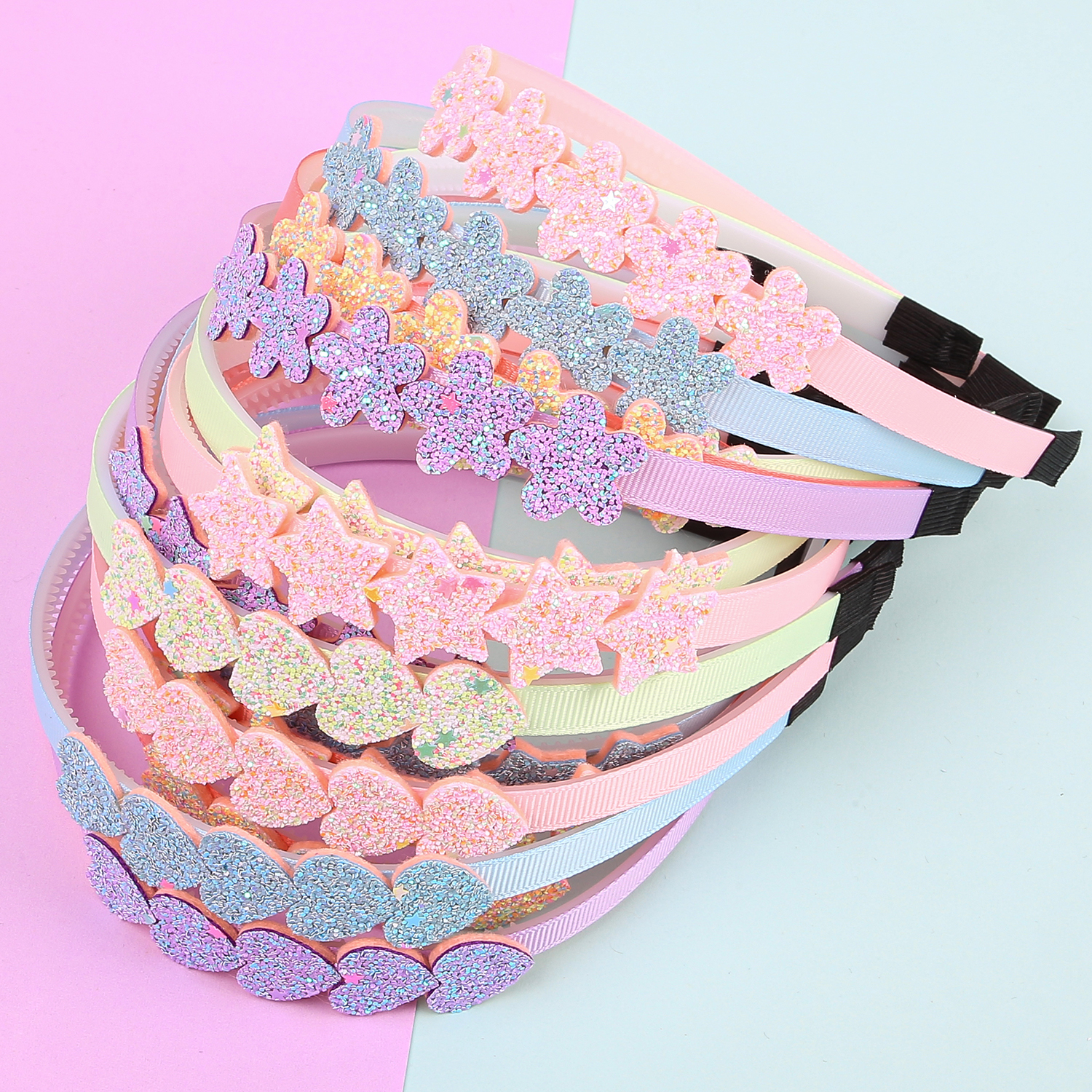 5PCS Glitter Star Headbands Gi - Leatherwork Pony recensione e prezzo