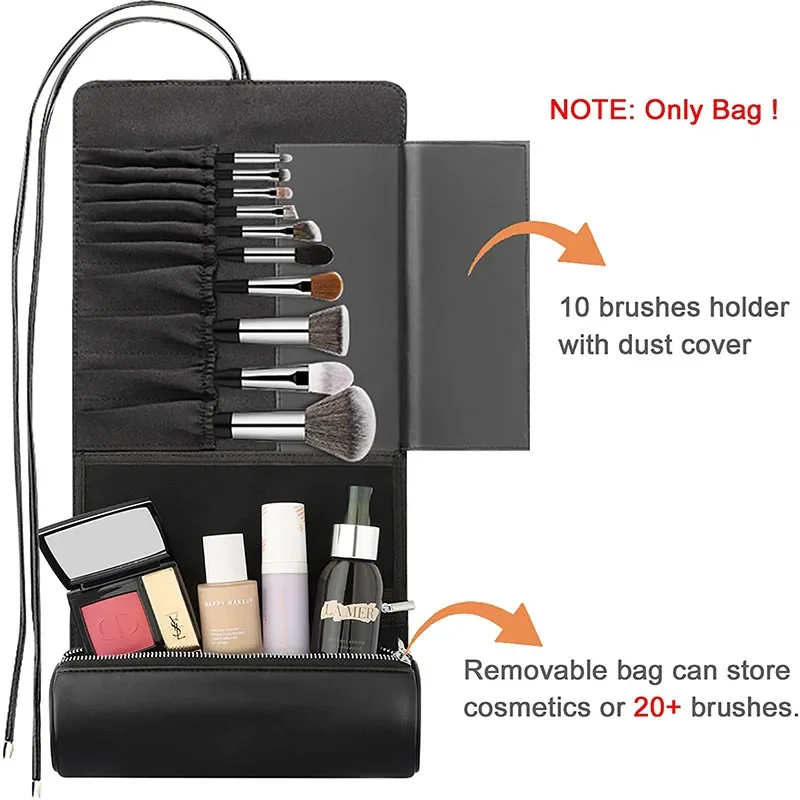 Women's Makeup Brush Bag Rolli - Leatherwork Roller recensione e prezzo