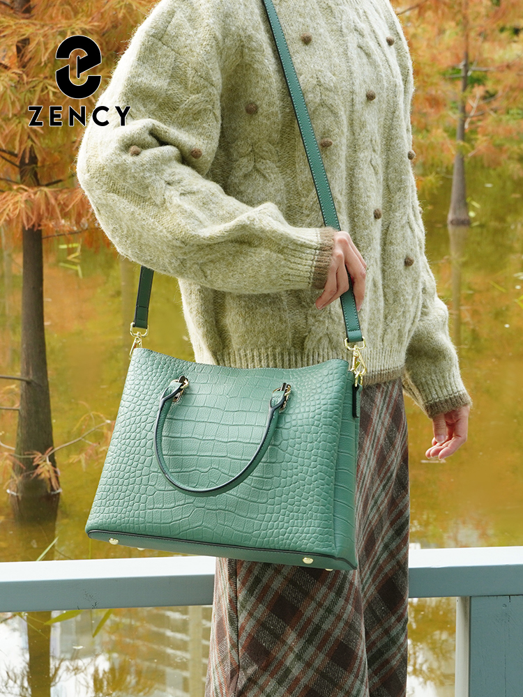 Zency Women's Genuine Leather  - Leather Work Handbags For Women recensione e prezzo