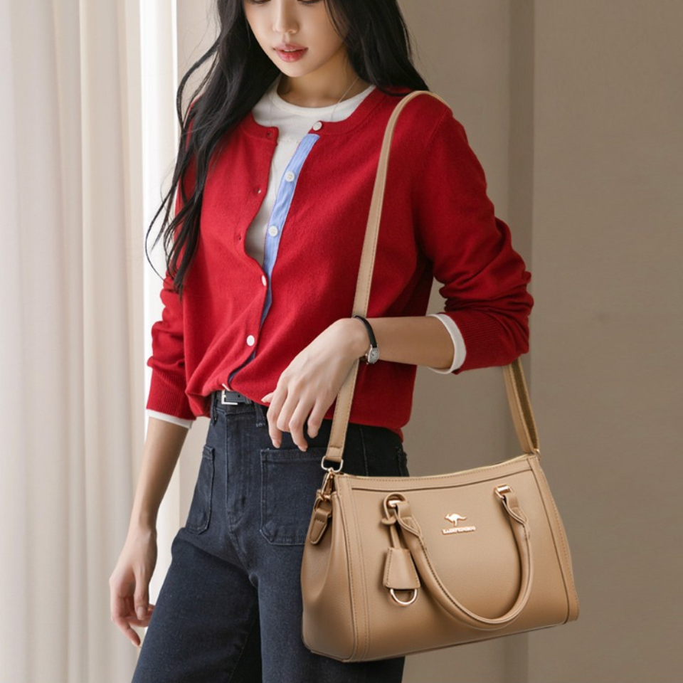 Kangaroo Brand Soft Pu Leather - Leather Work Handbags For Women recensione e prezzo