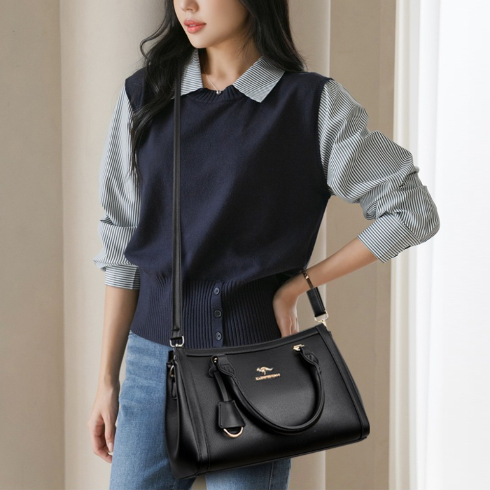 Kangaroo Brand Soft Pu Leather - Leather Work Handbags For Women recensione e prezzo
