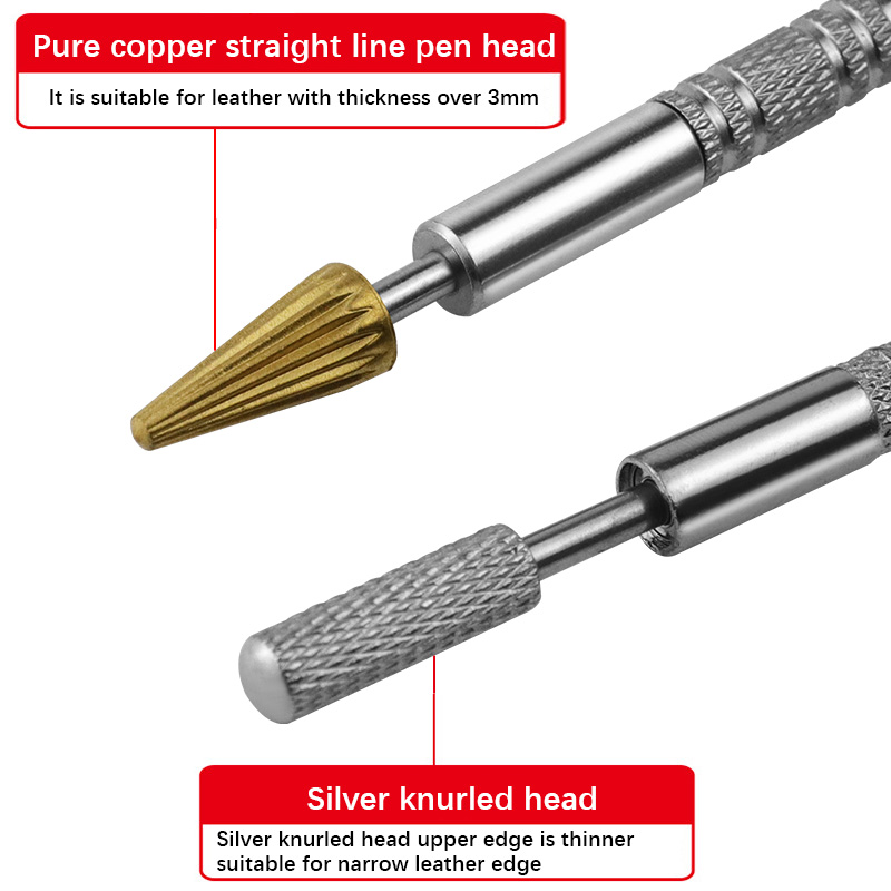 Leather Dual Head Edge Oil Glu - Leatherwork Roller recensione e prezzo