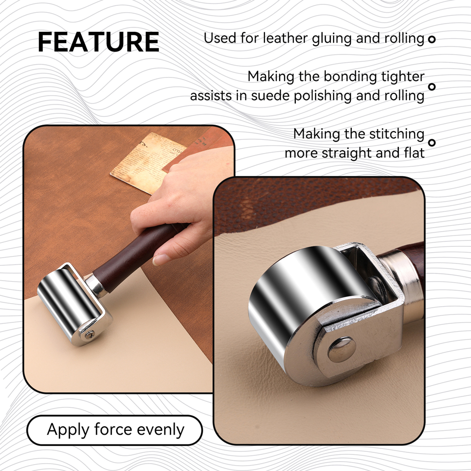 KRABALL Leather Press Edge Rol - Leatherwork Roller recensione e prezzo