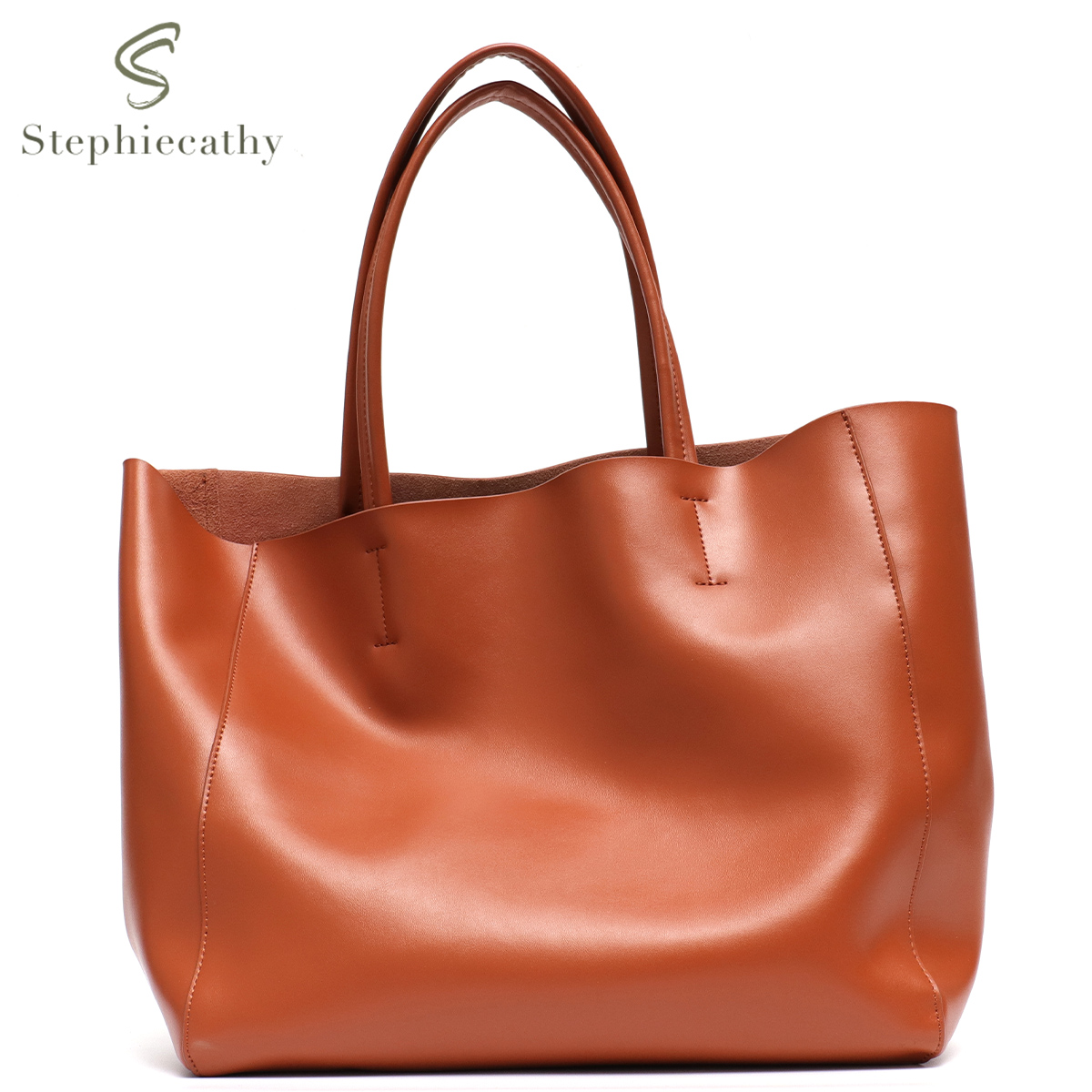 Minimalist Big Tote Bag Women  - Leather Work Handbags For Women recensione e prezzo