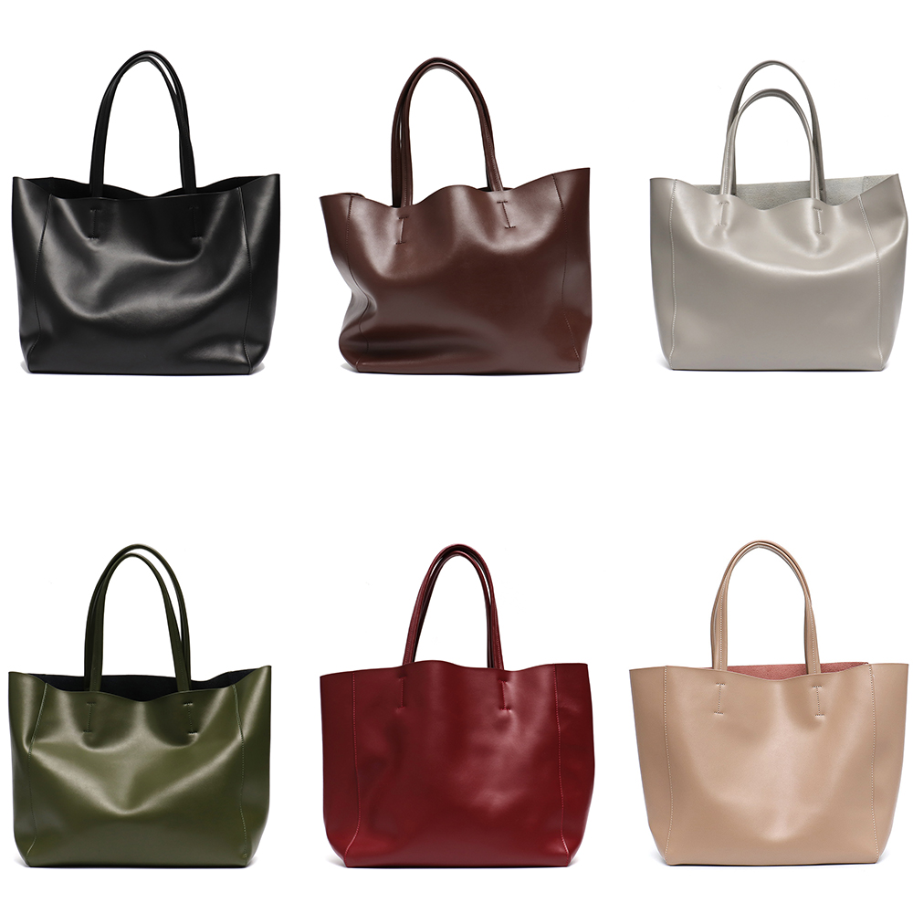 Minimalist Big Tote Bag Women  - Leather Work Handbags For Women recensione e prezzo