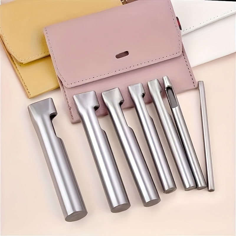 5pcs Leather Oblong Belt Hole  - Leatherwork Punching Tool recensione e prezzo