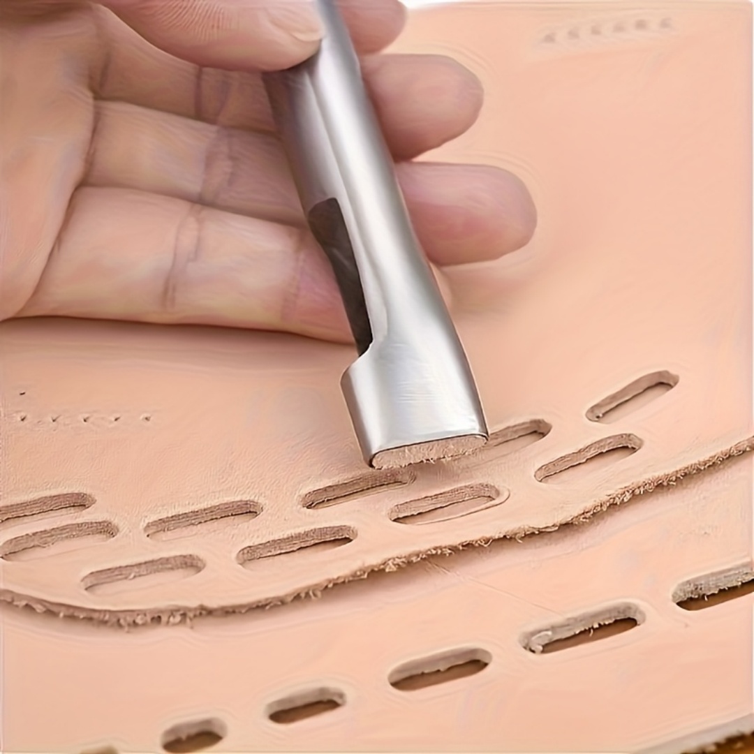 5pcs Leather Oblong Belt Hole  - Leatherwork Punching Tool recensione e prezzo