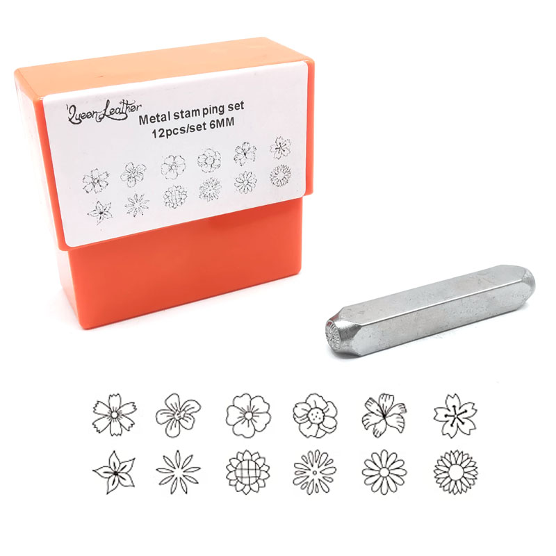 6mm flowers pattern metal stam - Leatherwork Punching Tool recensione e prezzo