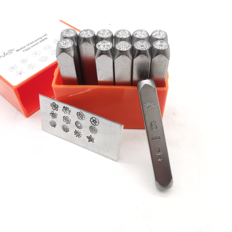 6mm flowers pattern metal stam - Leatherwork Punching Tool recensione e prezzo