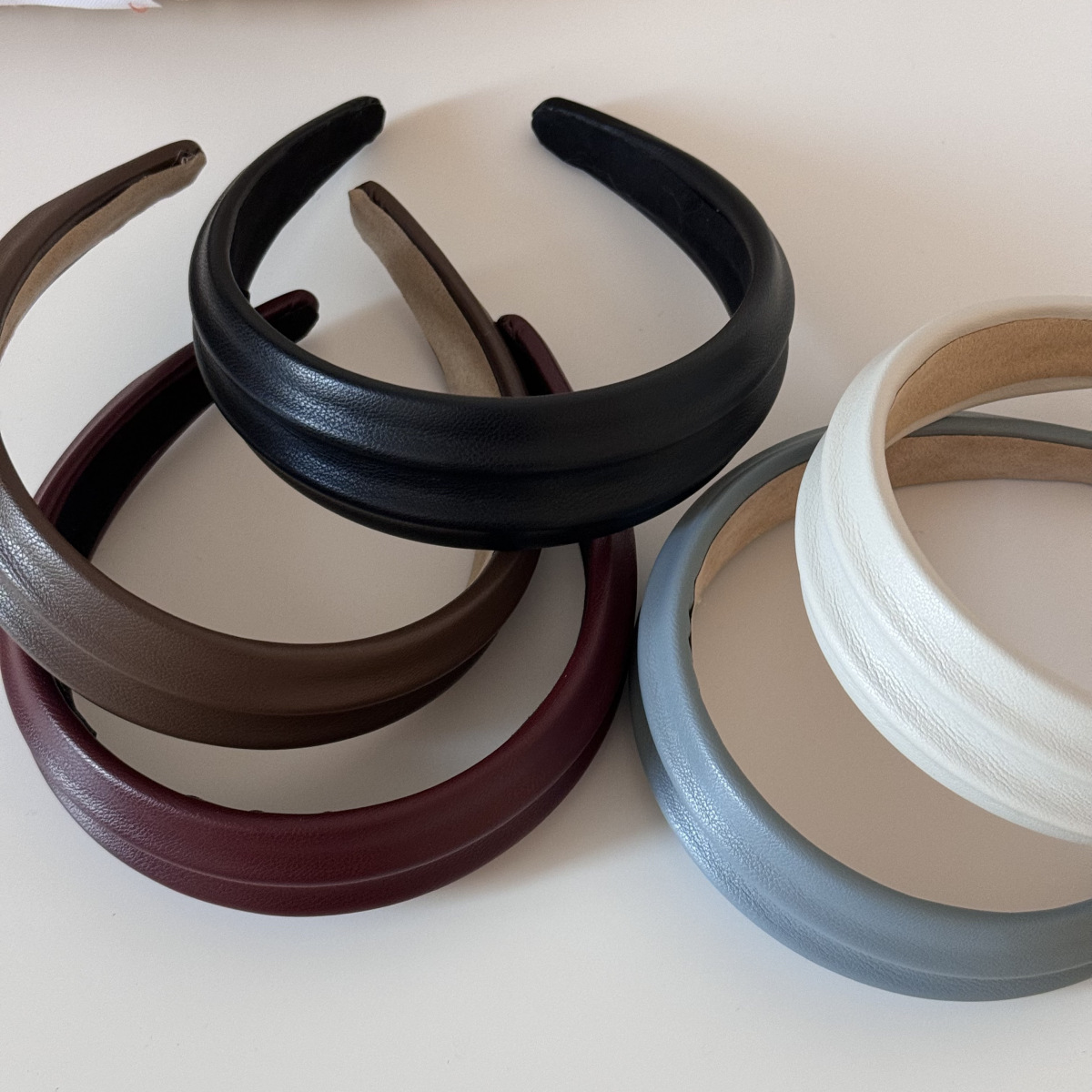 PU Leather Wide Headbands Hair - Leatherwork Pony recensione e prezzo