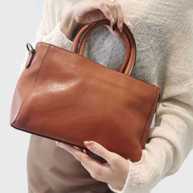 Top-Handle Bags Women Natural  - Leather Work Handbags For Women recensione e prezzo