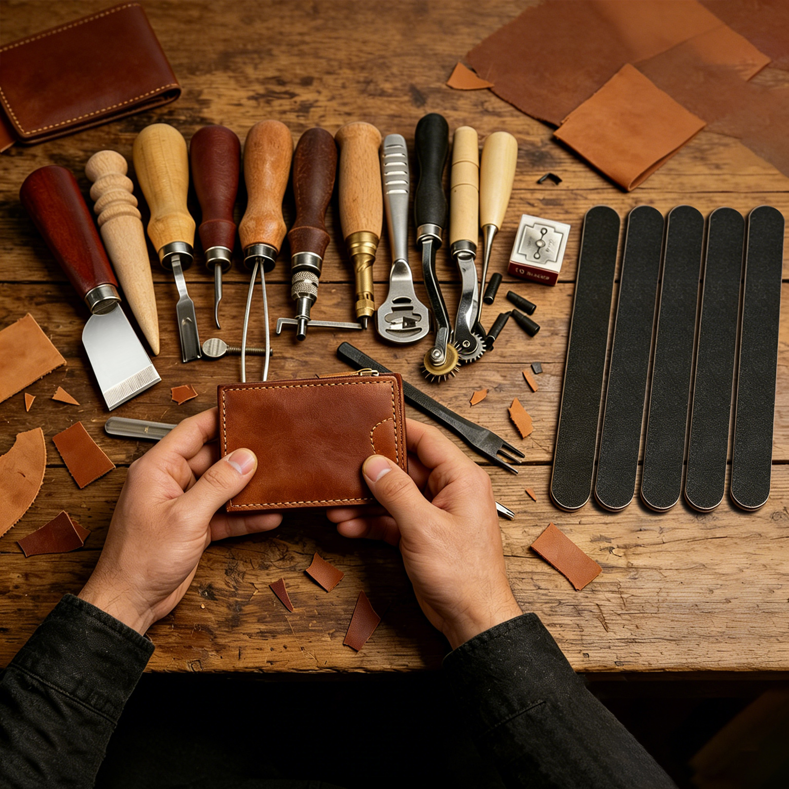 Leather Tools, 19 Pcs Leather  - Leatherwork Punching Tool recensione e prezzo