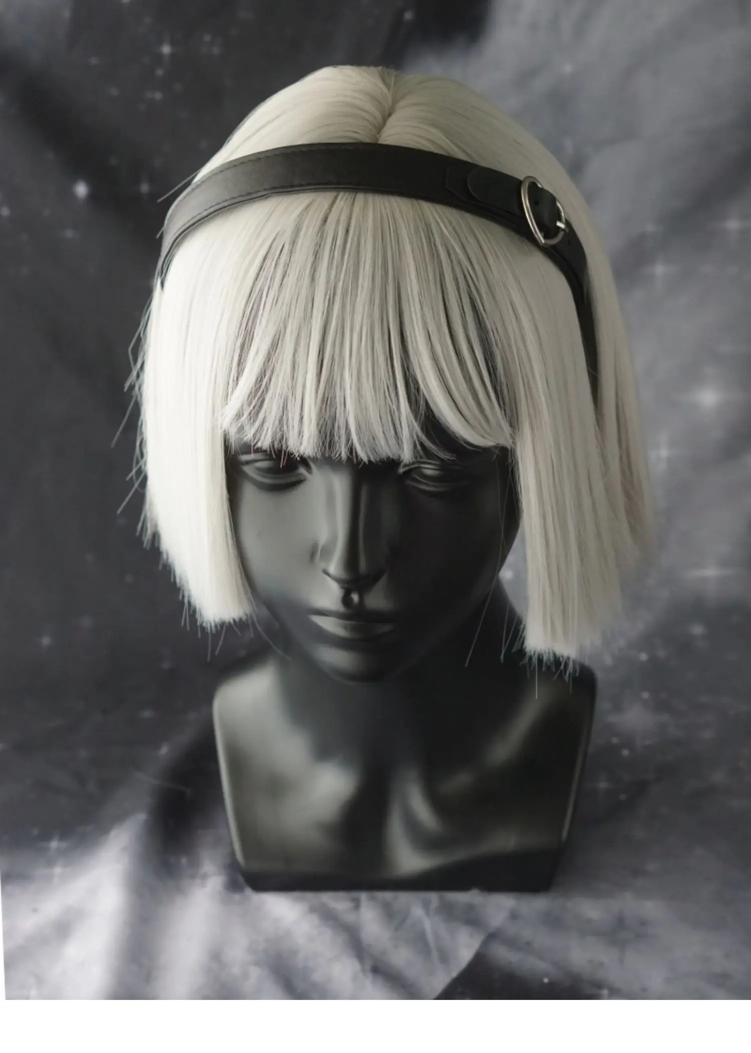 Gothic Leather bucket Headband - Leatherwork Pony recensione e prezzo