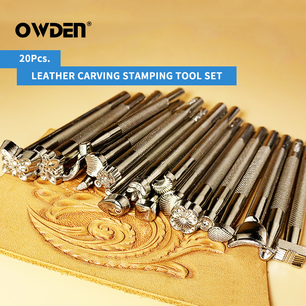 OWDEN 20Pcs Leather Carving St - Leatherwork Punching Tool recensione e prezzo