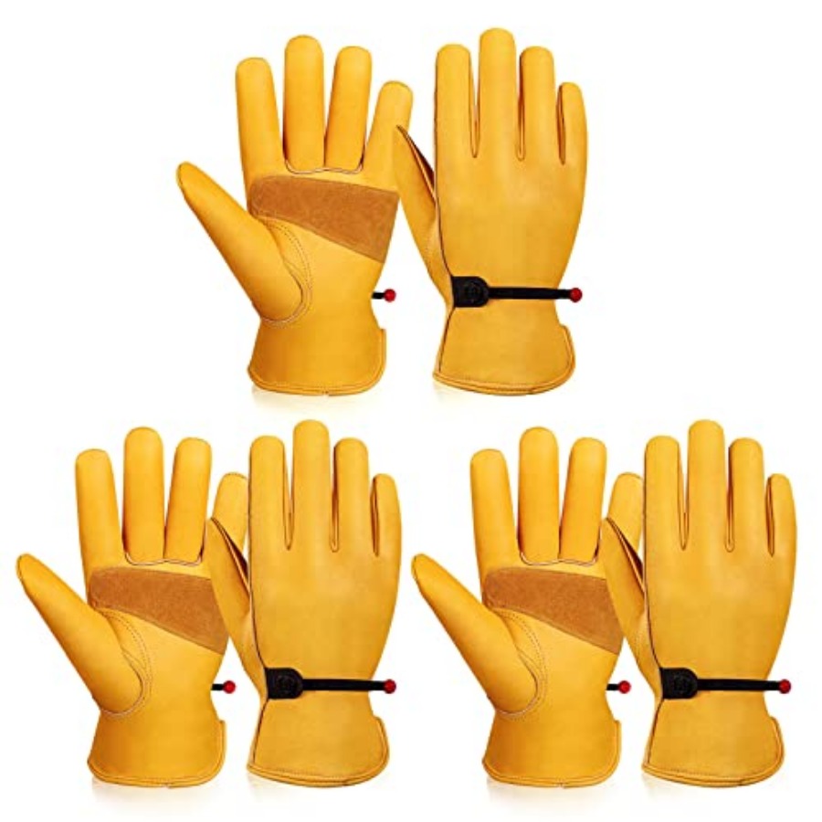 Leather Work Gloves for Men, 3 - Leatherworking Leveling recensione e prezzo