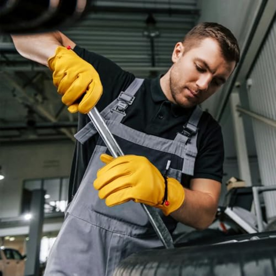 Leather Work Gloves for Men, 3 - Leatherworking Leveling recensione e prezzo