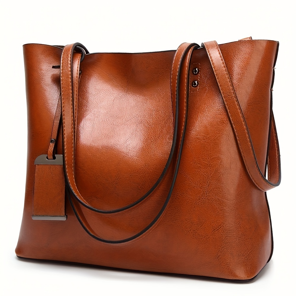 Fashionable Classic Retro Leat - Leather Work Handbags For Women recensione e prezzo